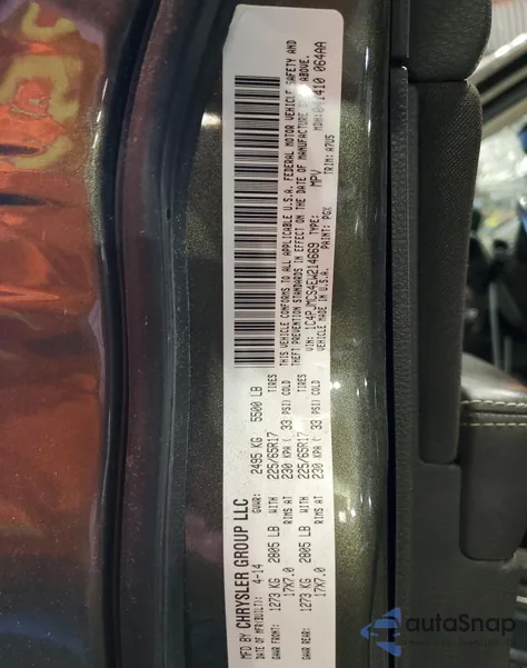 2014 Jeep Cherokee Latitude z USA, uszkodzony, nr VIN 1C4PJMCS4EW214669